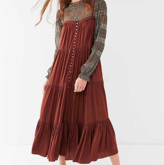 Urban Outfitters Dresses & Skirts - UO Forever Tiered Maxi Dress Sz S